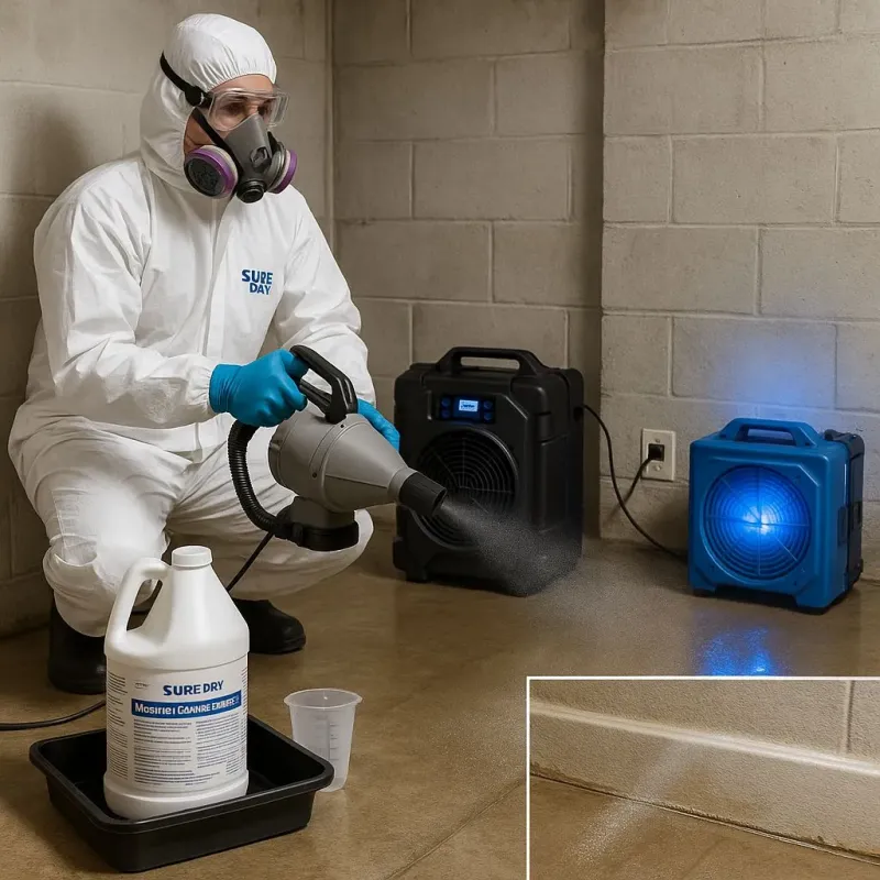 Sanitization and Odor Removal process in Princeton, MA