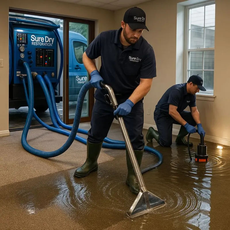Water Extraction and Removal process in Princeton, MA